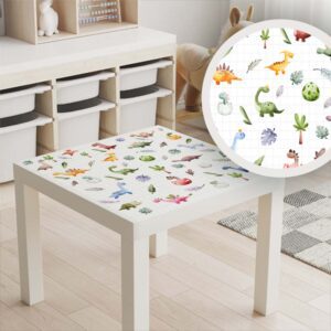 Dinozaury - naklejka na stolik