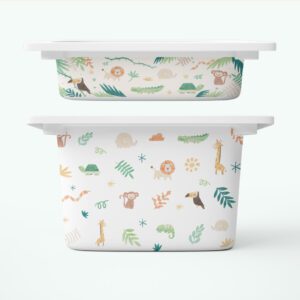 Safari - komplet naklejek na pojemniki