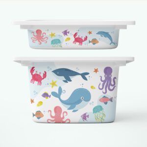 Podwodny świat - naklejki na pojemniki