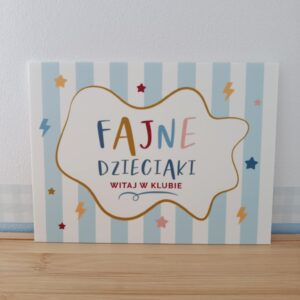 Fajne dzieciaki - tabliczka
