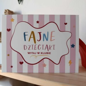 Fajne dzieciaki róż - tabliczka