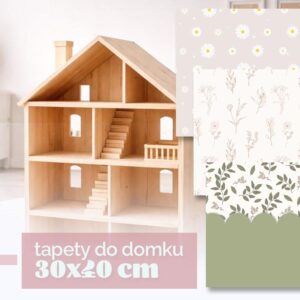 Tapety do domku dla lalek na wymiar - 30x40 cm