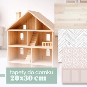 Tapety do domku dla lalek na wymiar - 20x30 cm