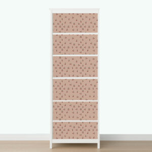 Wisienki ciemne - naklejka na plecy regału