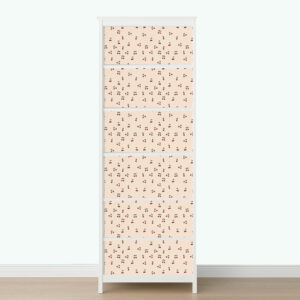 Wisienki jasne - naklejka na plecy regału