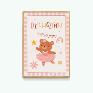 DZIEWCZYNKI MOGĄ WSZYSTKO - plakat
