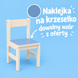 Naklejka na krzesełko - dowolny wzór z oferty