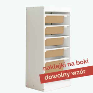 Dowolny wzór - naklejki na pojemniki BOKI